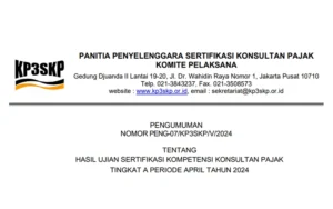 sertifikasi konsultan pajak uskp