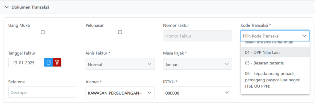faktur coretax