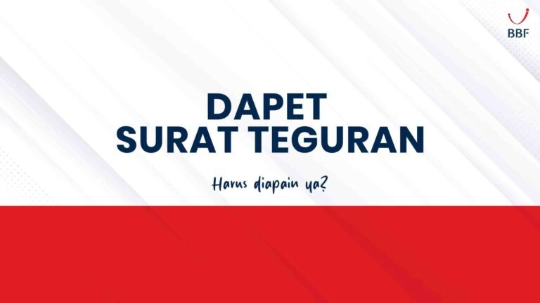 surat teguran