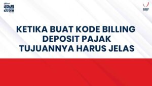 kode billing deposit pajak