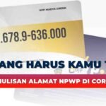 Cara Penulisan Alamat NPWP di Coretax