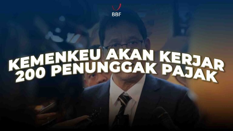 Kemenkeu Akan Kejar 200 Penunggak Pajak