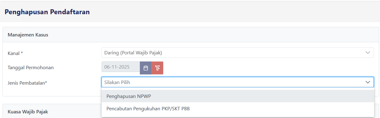 Hapus NPWP Lewat Coretax