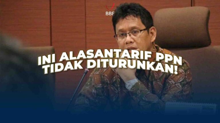 Ternyata Ini Alasan Kenapa Tarif PPN Tidak Diturunkan