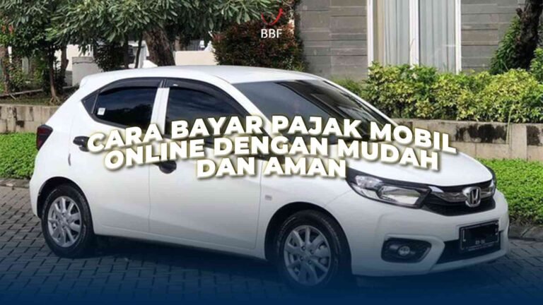 Cara Bayar Pajak Mobil Online
