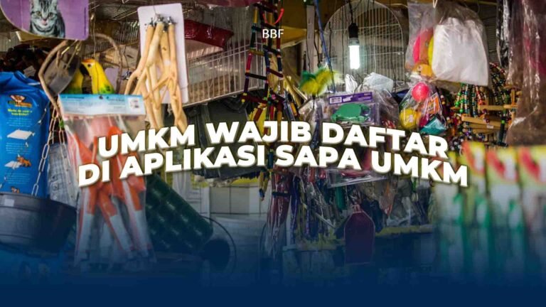 UMKM Wajib Daftar di Aplikasi Sapa UMKM