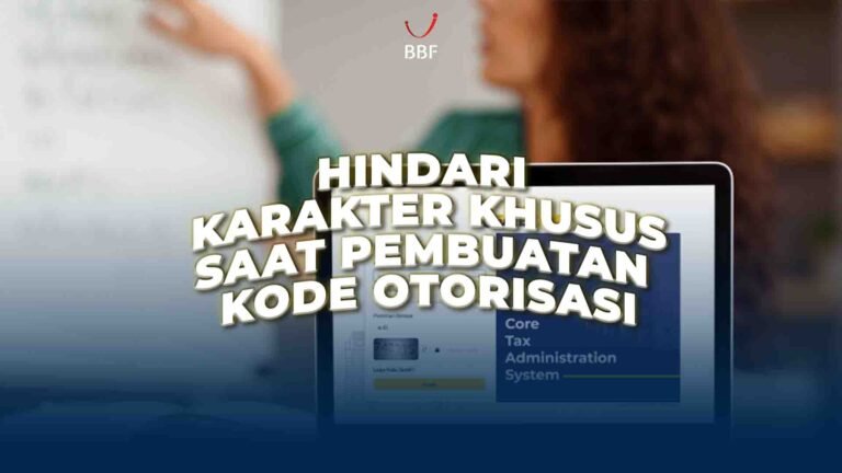 Hindari Karakter Khusus Saat Pembuatan Kode otorisasi