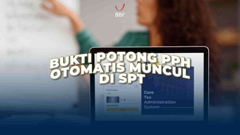 Bukti Potong PPh Otomatis Muncul di SPT