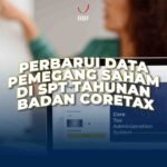 Perbarui Data Pemegang Saham di SPT Tahunan Badan Coretax