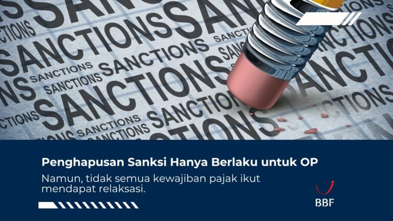 Penghapusan Sanksi Hanya Berlaku untuk OP, Laporan Dividen Tetap 31 Maret
