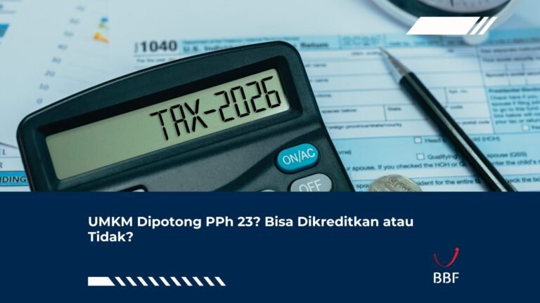 UMKM Dipotong PPh 23? Bisa Dikreditkan atau Tidak?