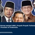Dari Monas sampai MBG, Proyek-Proyek Terbesar Para Presiden di Indonesia