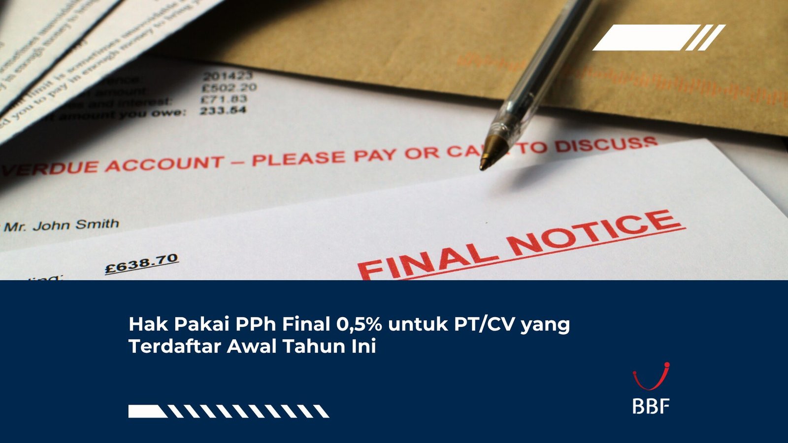 Hak Pakai PPh Final 0,5% untuk PT/CV yang Terdaftar Awal Tahun Ini