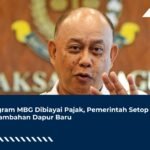 Program MBG Dibiayai Pajak, Pemerintah Setop Penambahan Dapur Baru