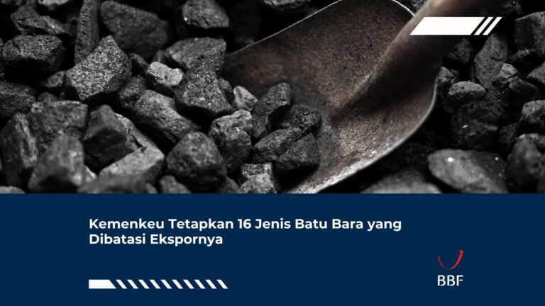 Kemenkeu Tetapkan 16 Jenis Batu Bara yang Dibatasi Ekspornya
