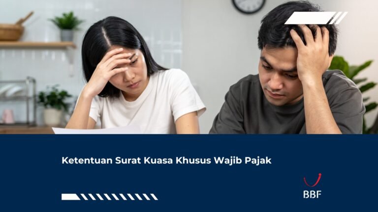 Ketentuan Surat Kuasa Khusus Wajib Pajak