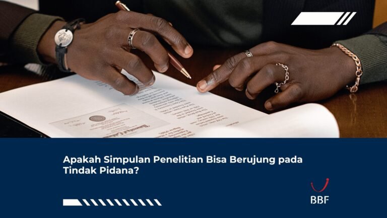 Simpulan penelitian atas tanggapan SP2DK oleh DJP bisa mengarah pada indikasi tindak pidana perpajakan sesuai pedoman SE-8/PJ/2026.