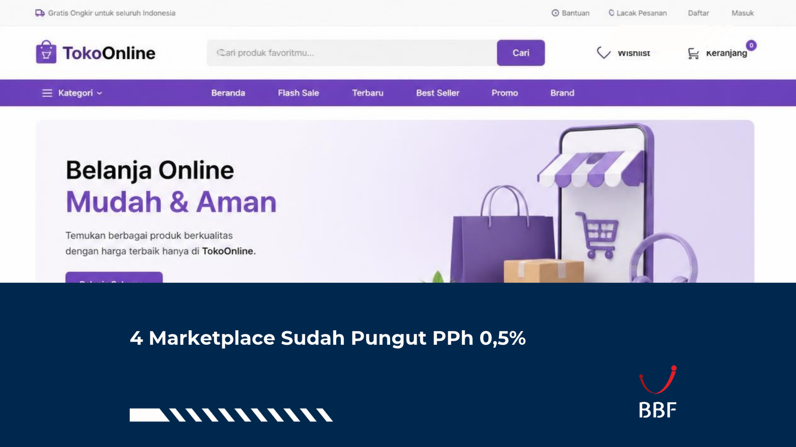 4 Marketplace Sudah Pungut PPh 0,5%