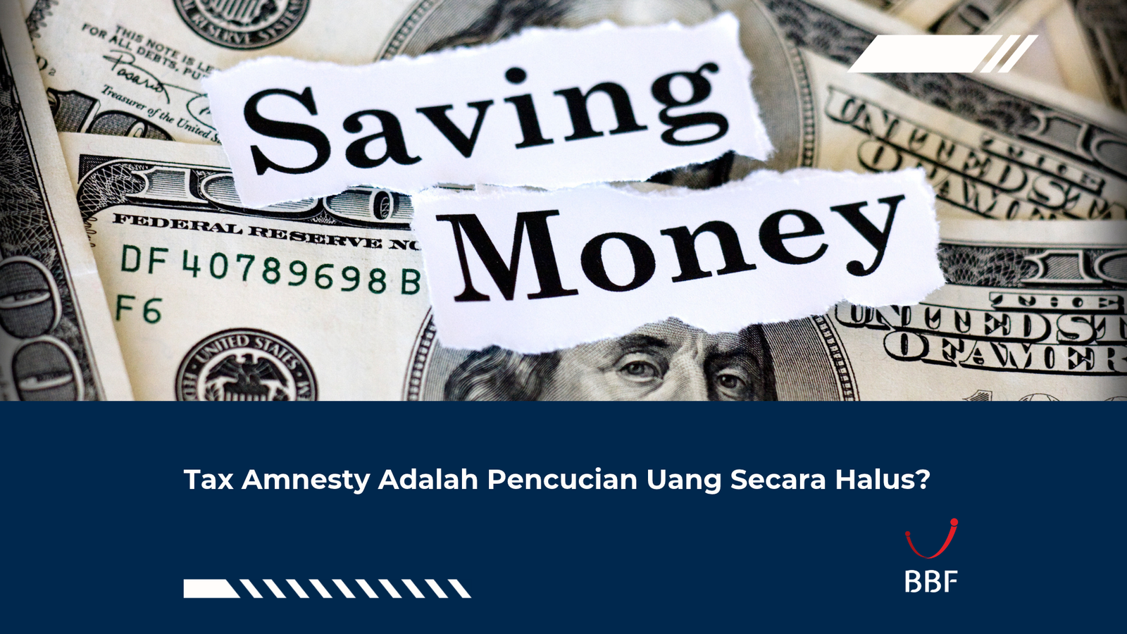 Tax Amnesty Adalah Pencucian Uang Secara Halus?